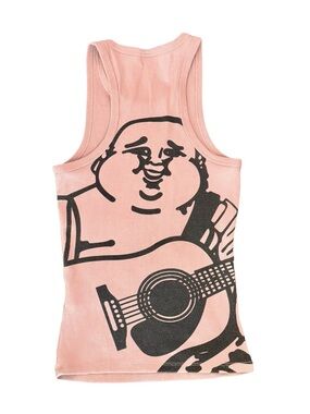 NWOT TRUE RELIGION LIGHT PINK BUDDHA GRAPHIC TANK TOP // SIZE XS🩷